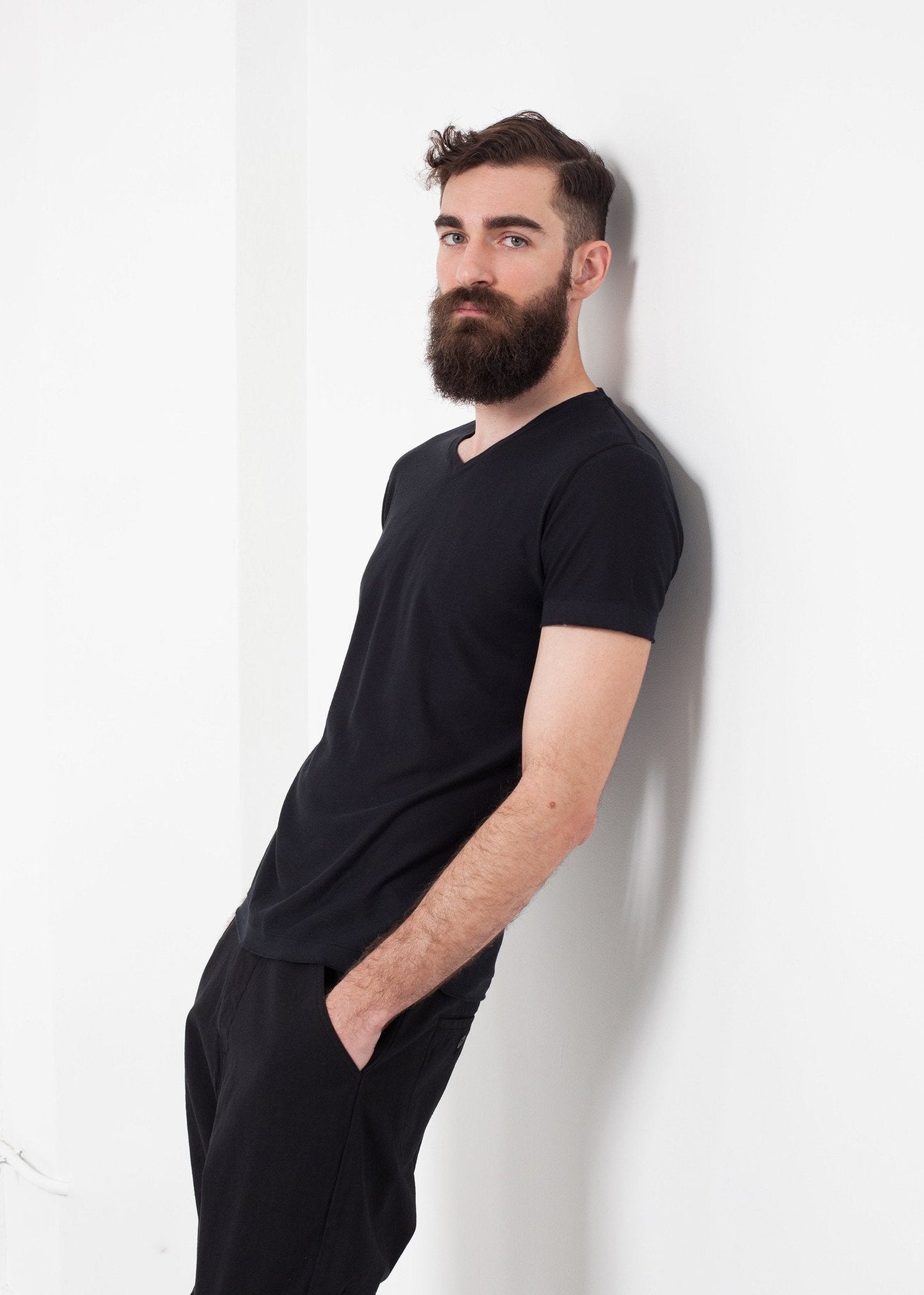 Yeps Shirt mit V-Ausschnitt