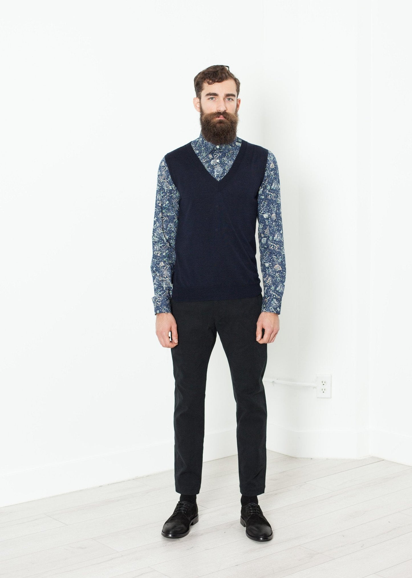 Camicia Slim Hemd in Himmlisch