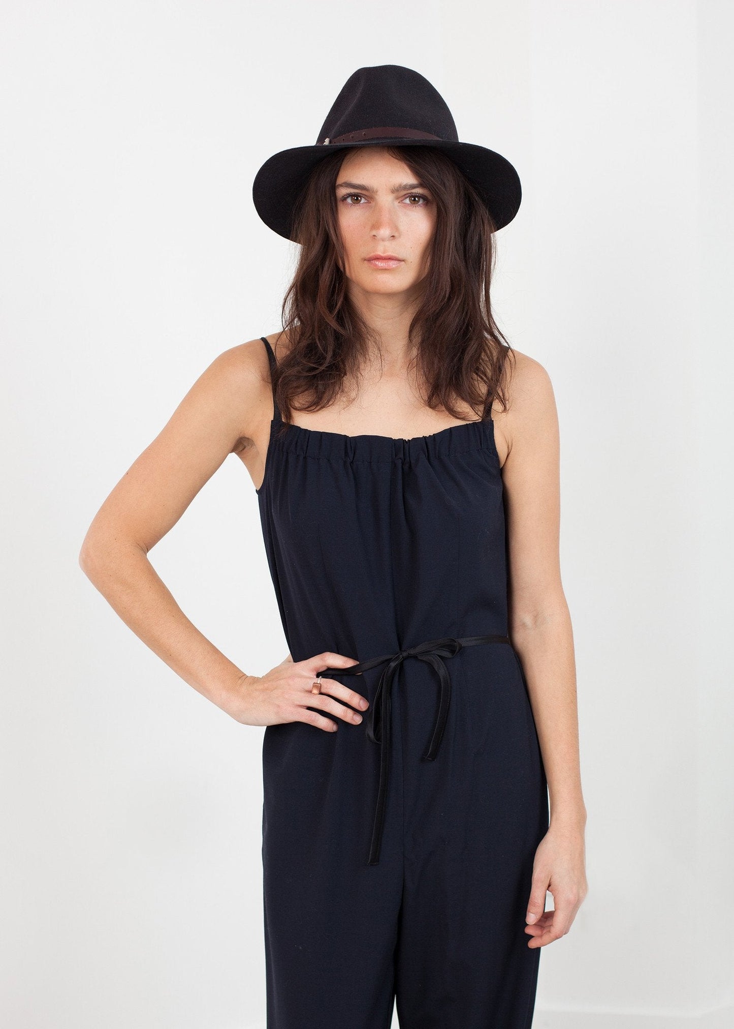 Ärmelloser Overall in Navy