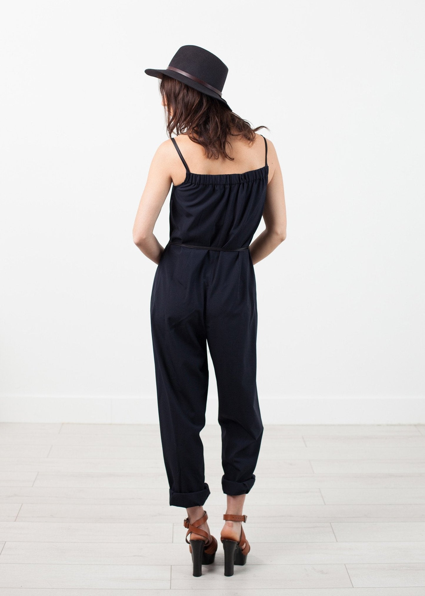 Ärmelloser Overall in Navy