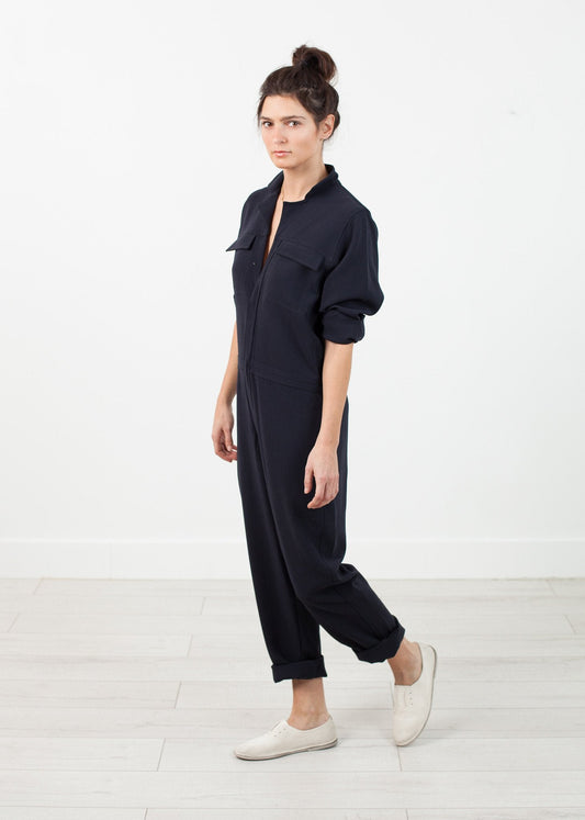 Arbeiter-Jumpsuit in Navy