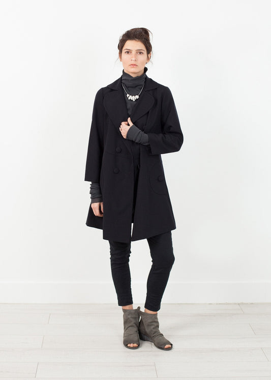 Tagesmantel in Navy