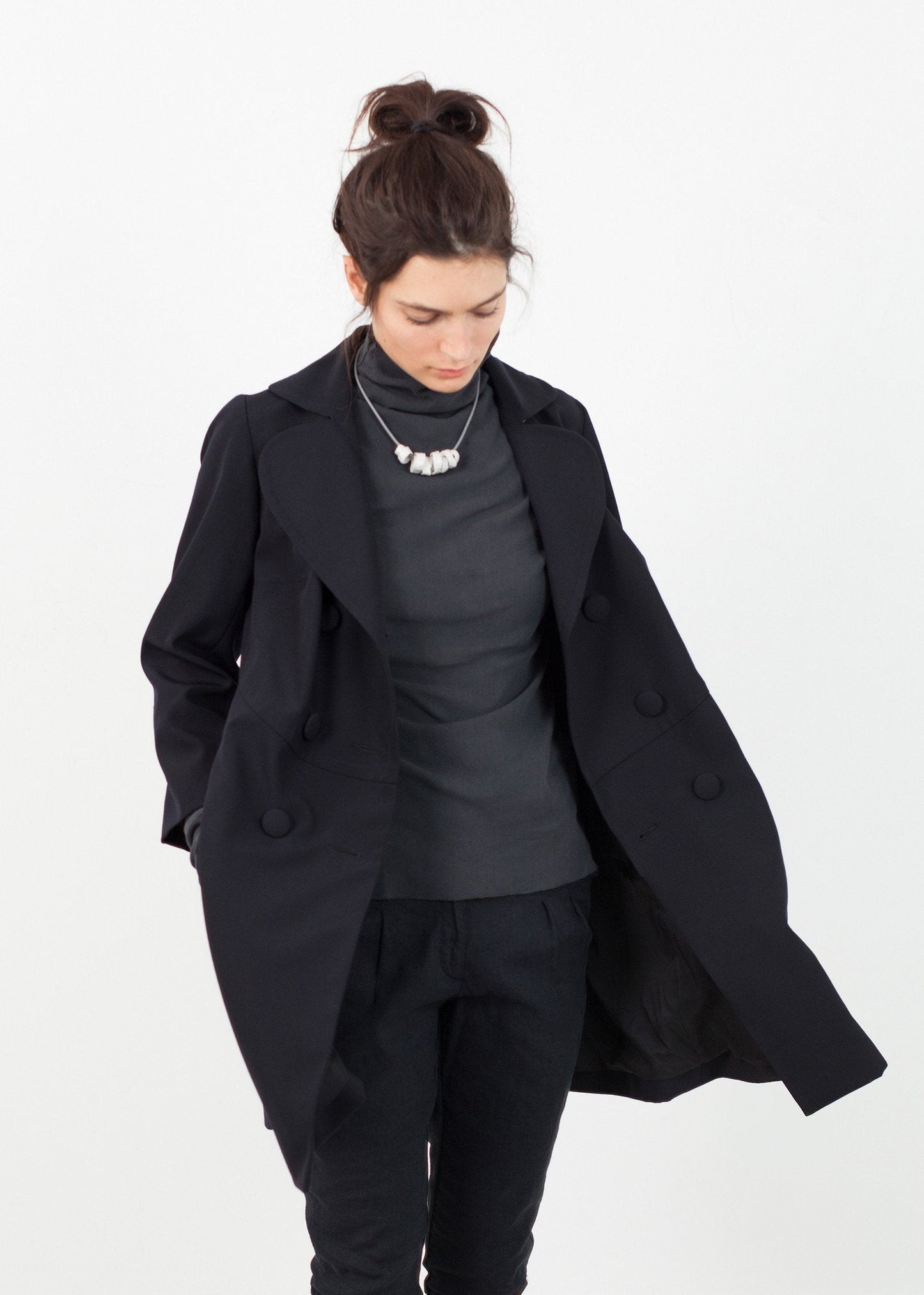 Tagesmantel in Navy