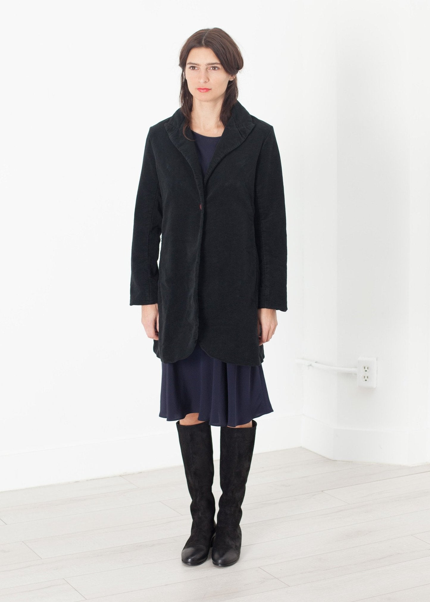 Griffon-Mantel in Schwarz