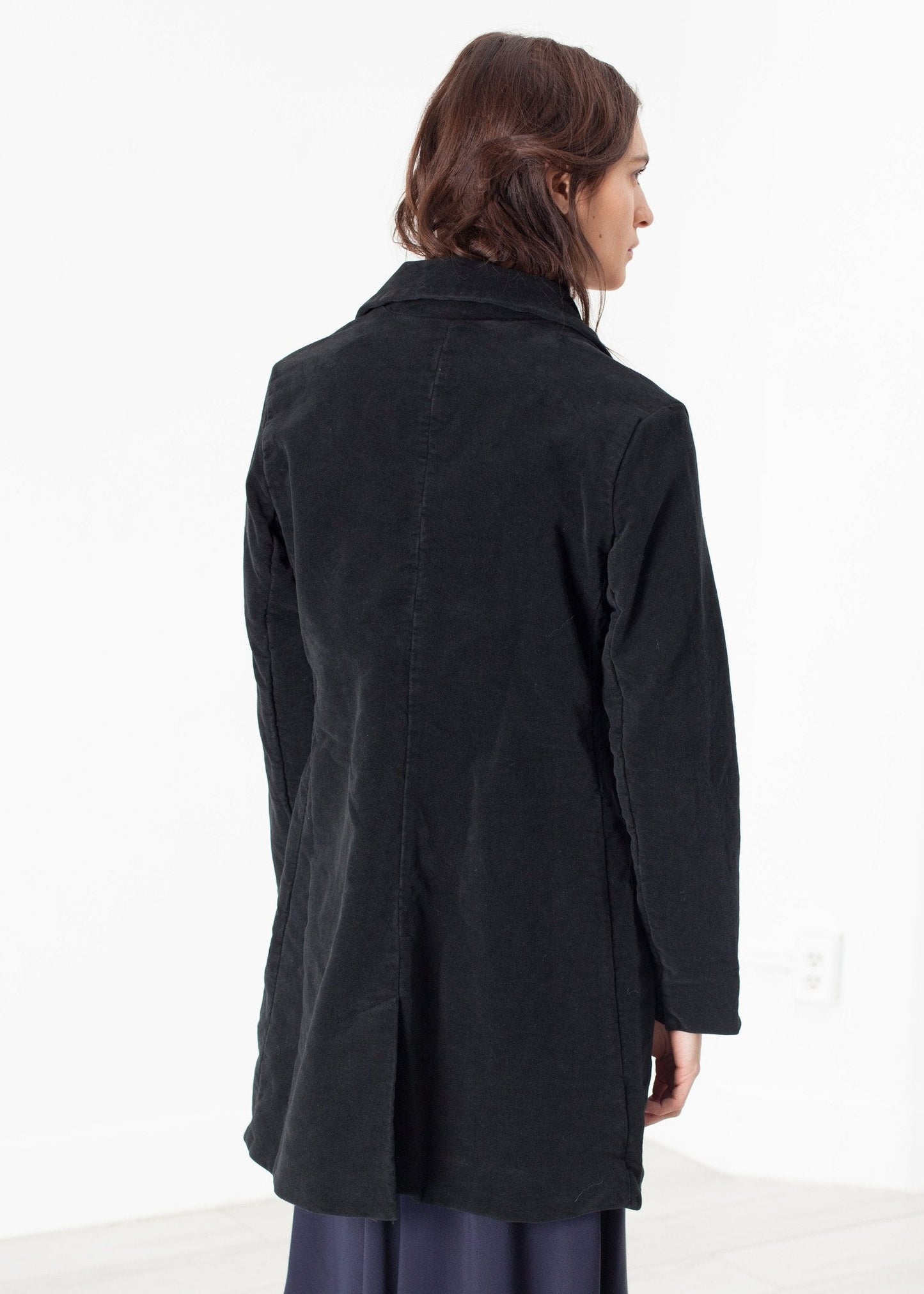 Griffon-Mantel in Schwarz