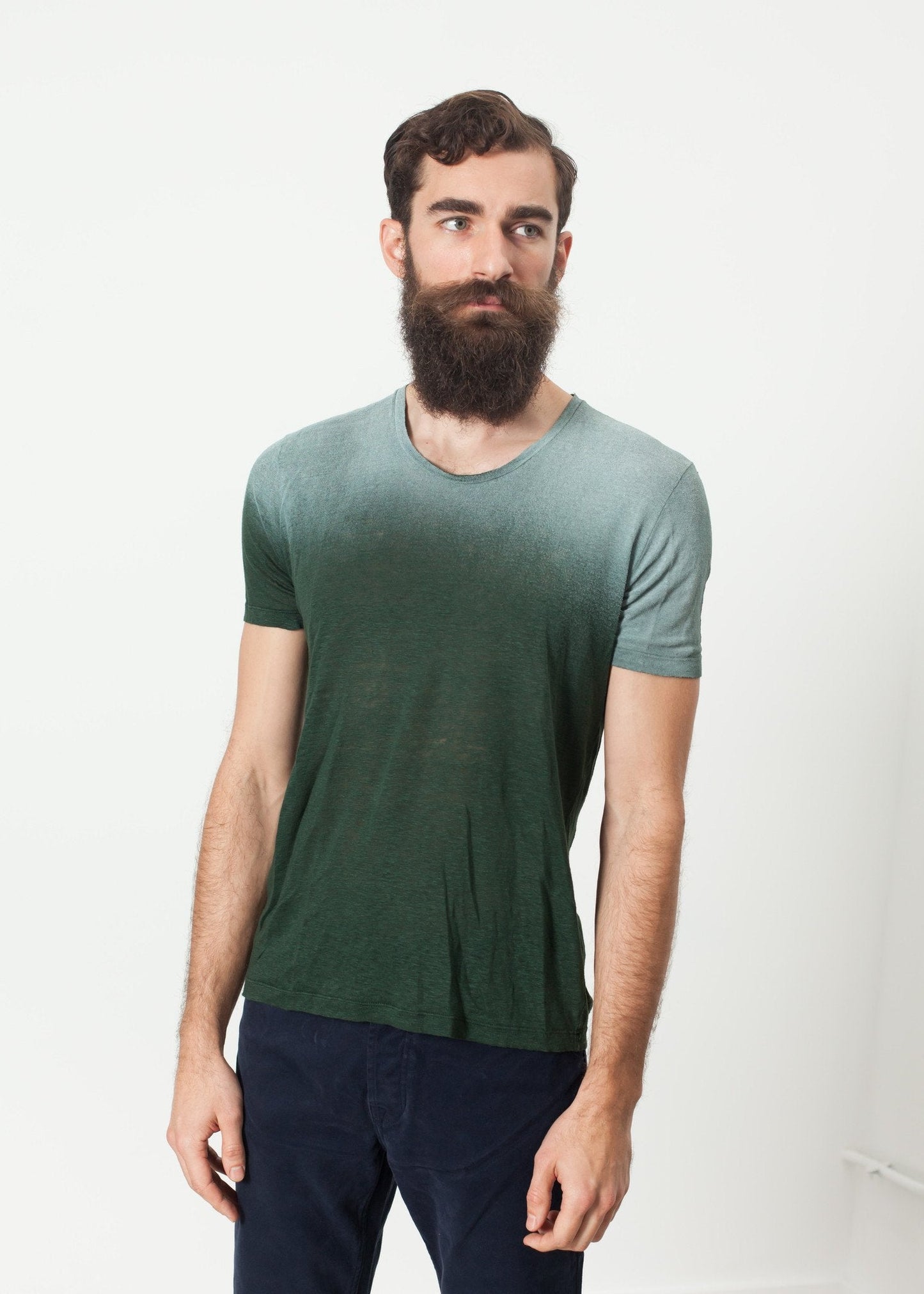 T-Shirt mit Aufdruck in Grün