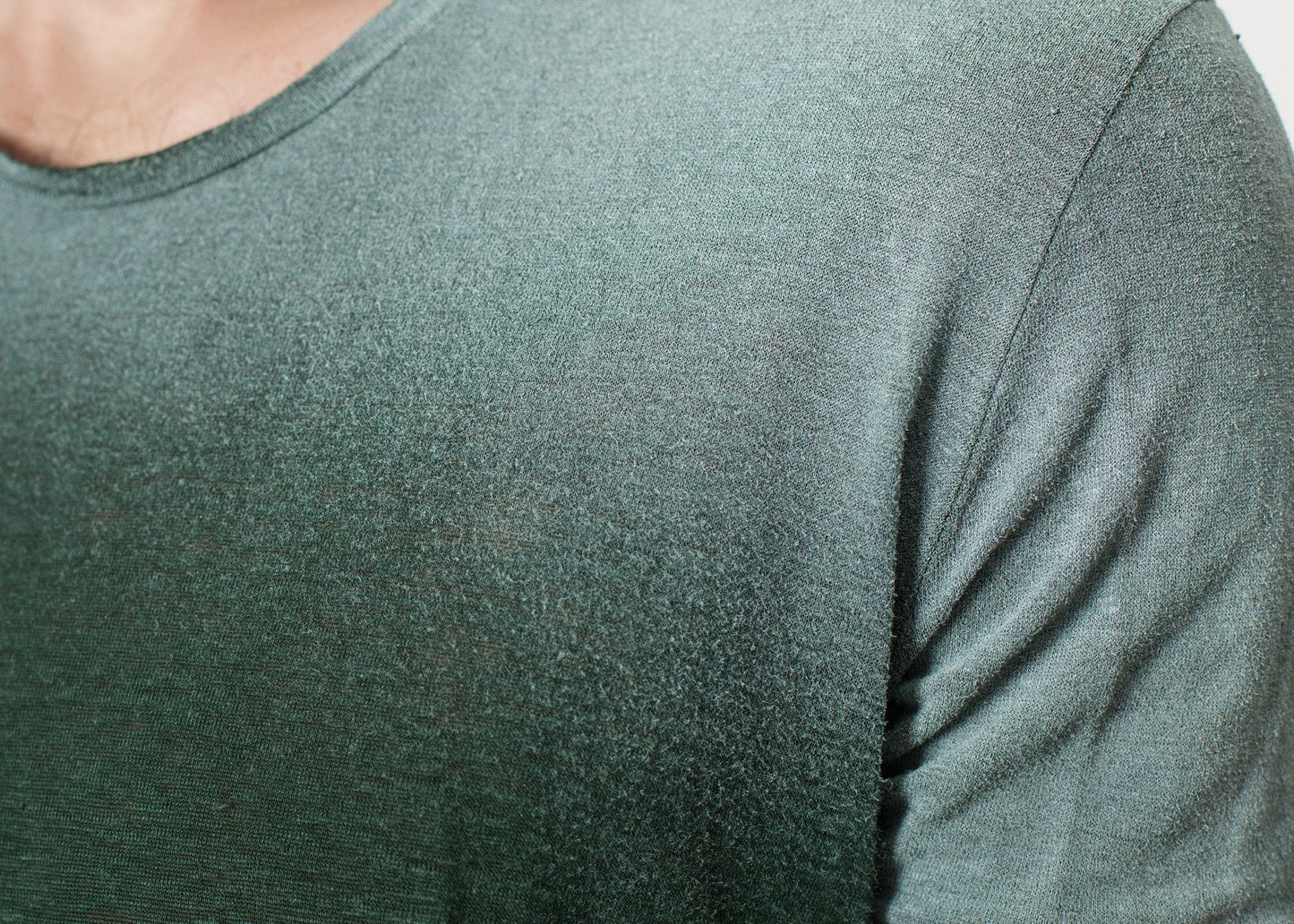 T-Shirt mit Aufdruck in Grün