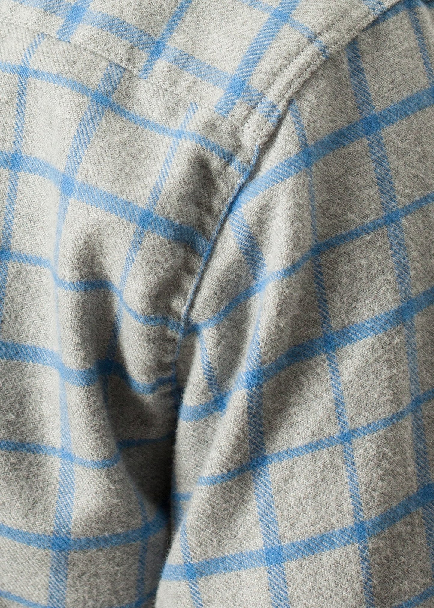 Paul Hemd aus grauem Flanell