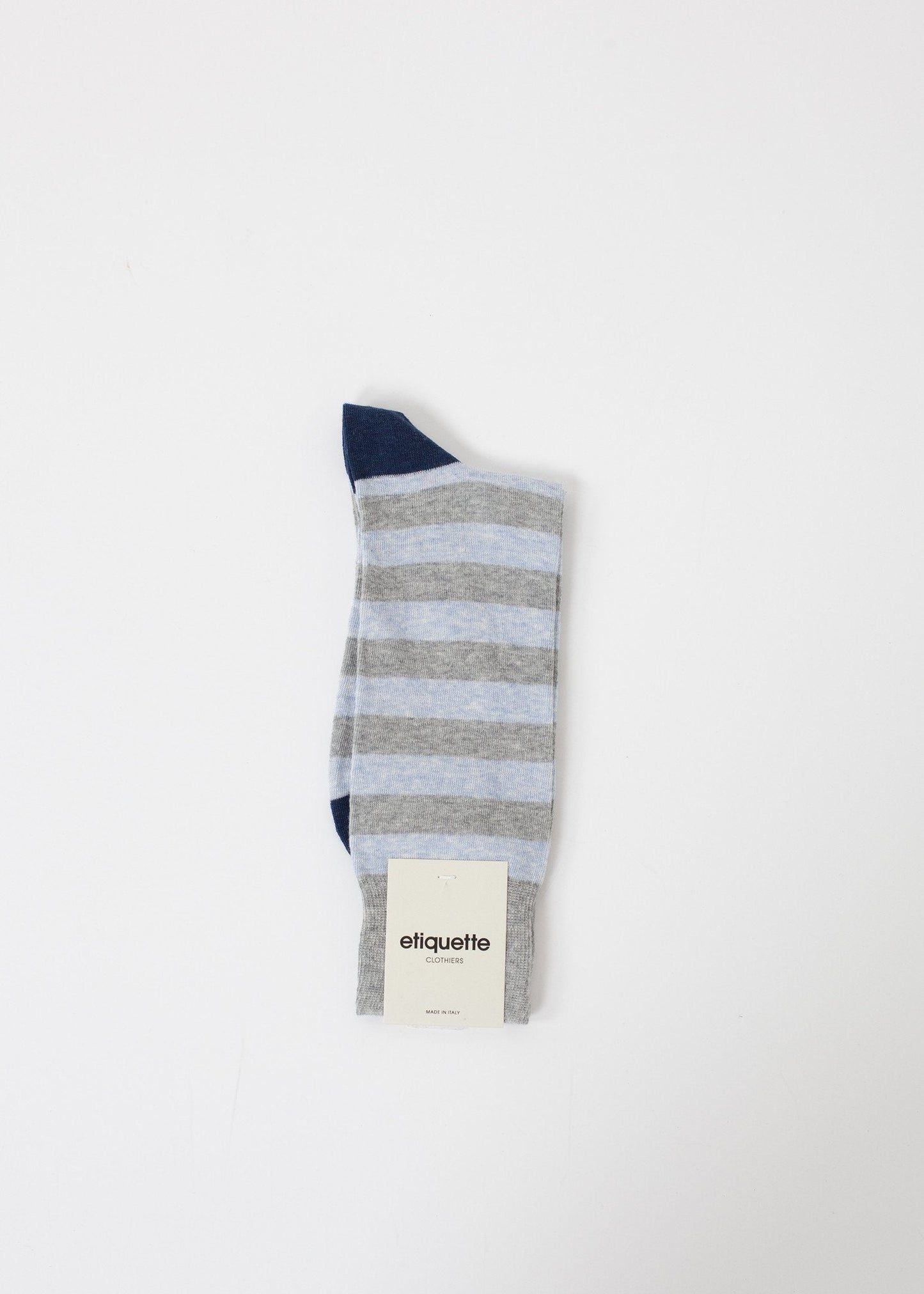 Socke mit Rugby-Streifen