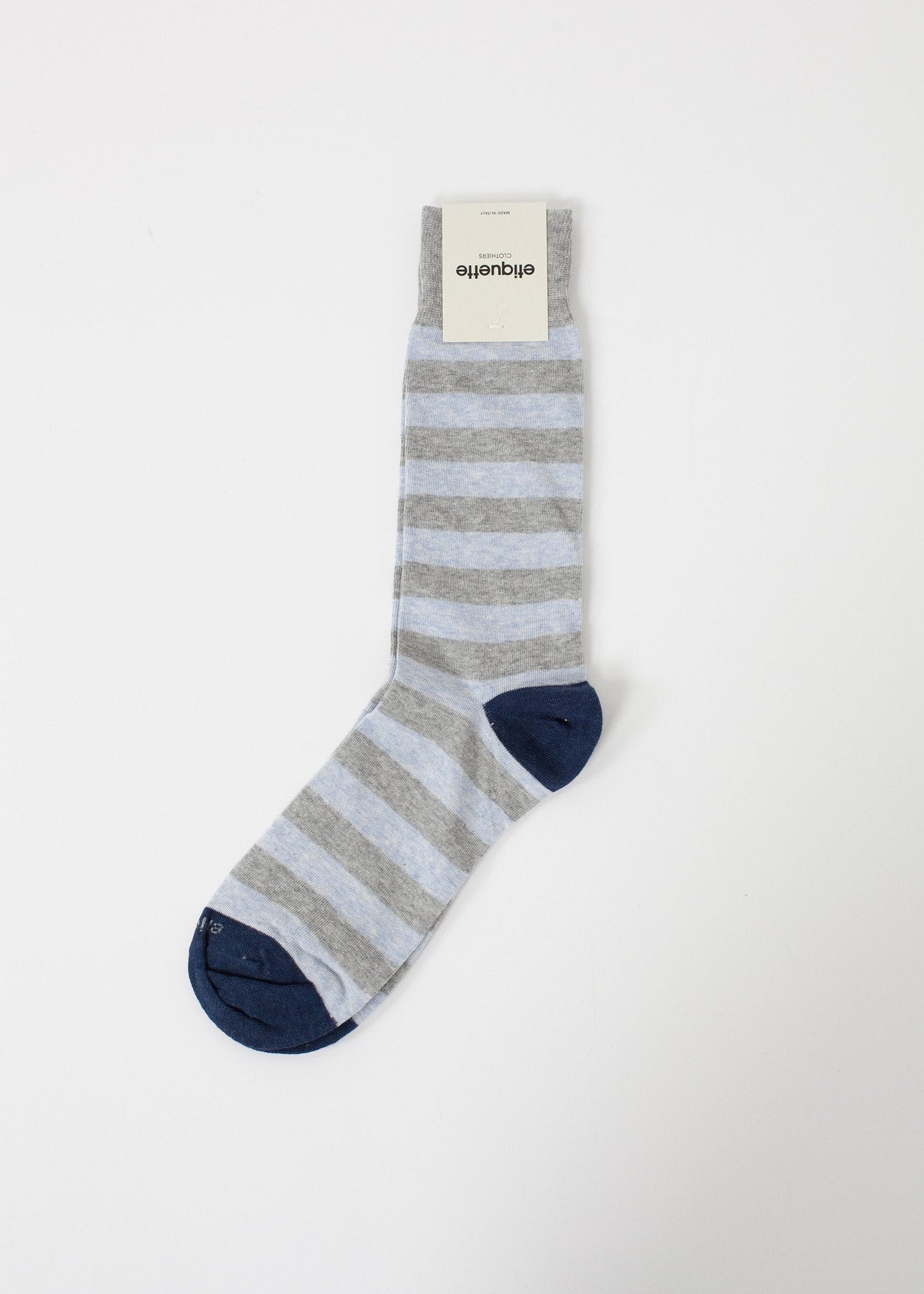 Socke mit Rugby-Streifen